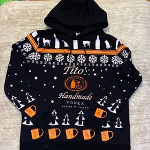 Festive Holiday Tito's Hoodie/ Sweater